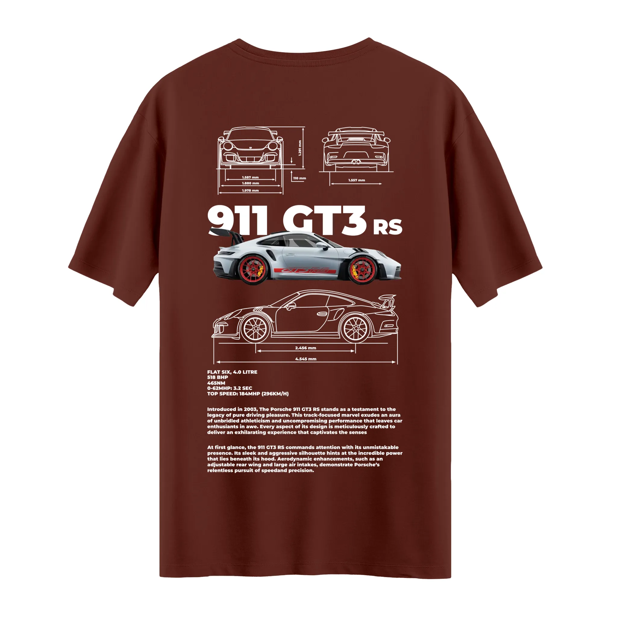 911 GT3 RS - Oversize T-shirt