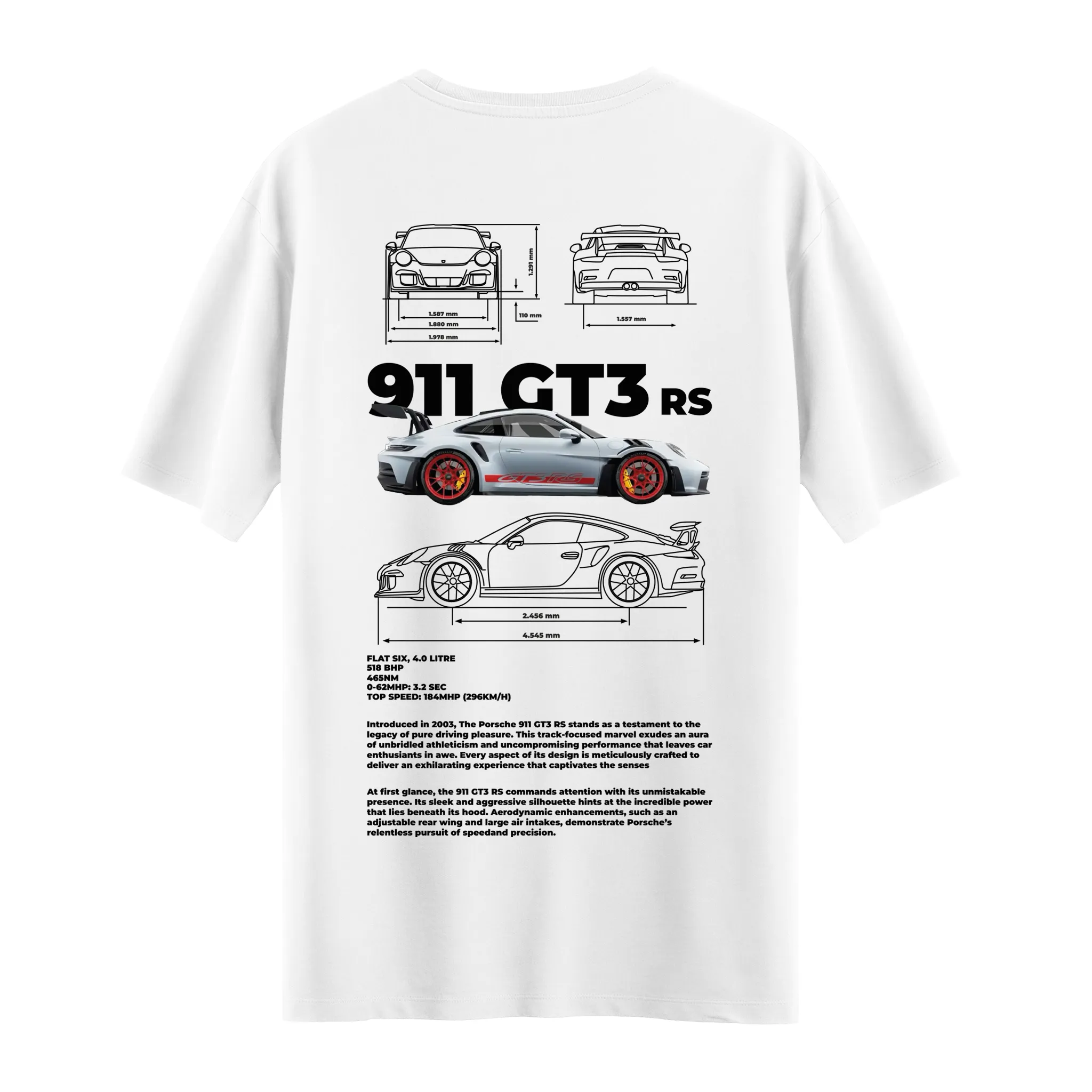 911 GT3 RS - Oversize T-shirt