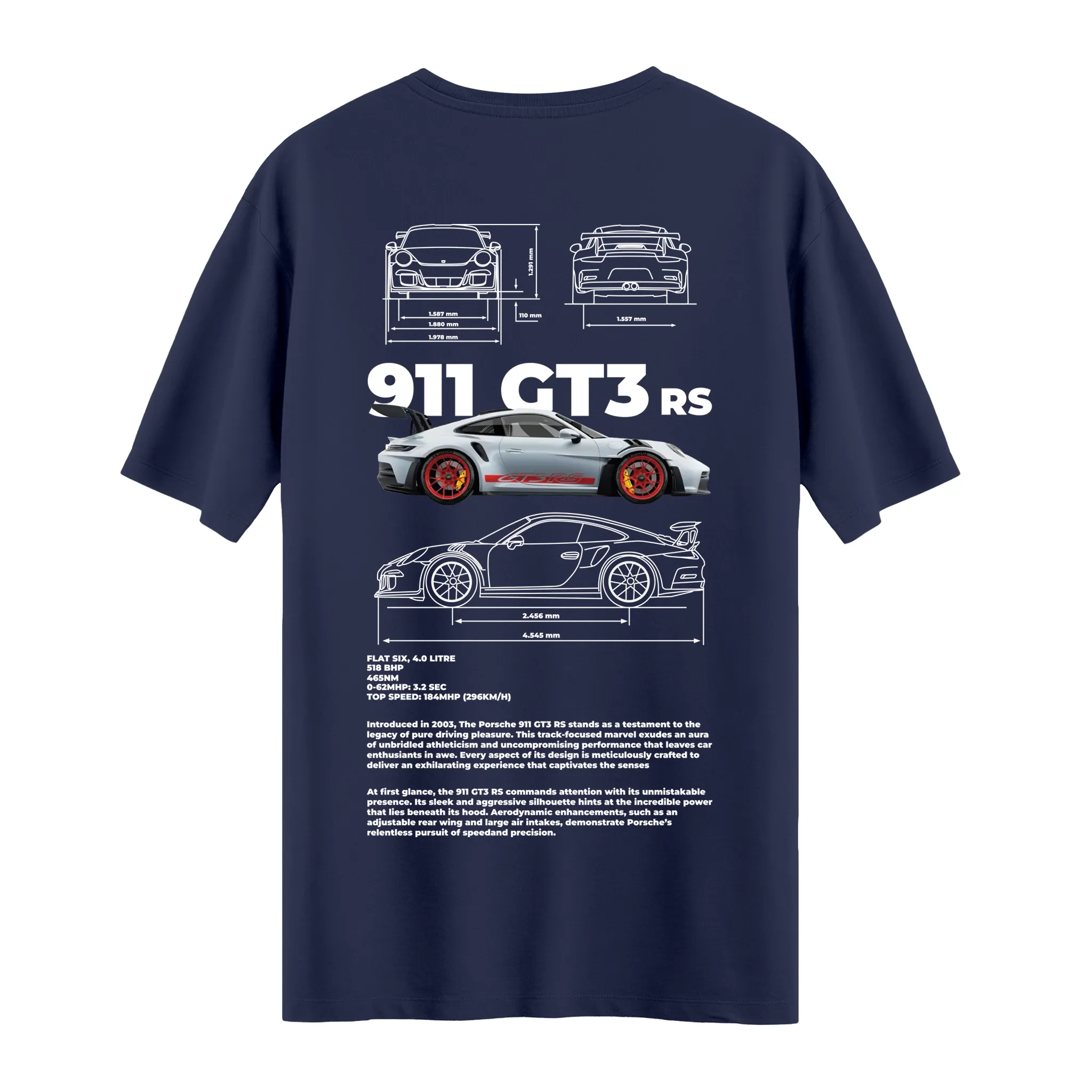 911 GT3 RS - Oversize T-shirt