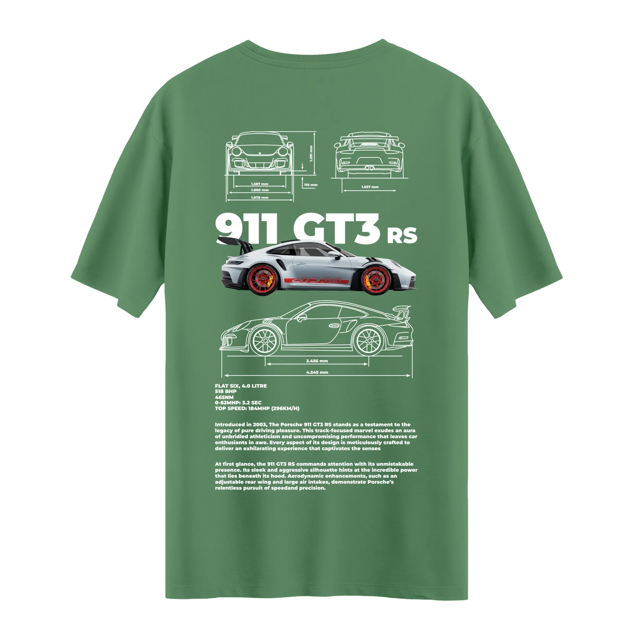 911 GT3 RS - Oversize T-shirt