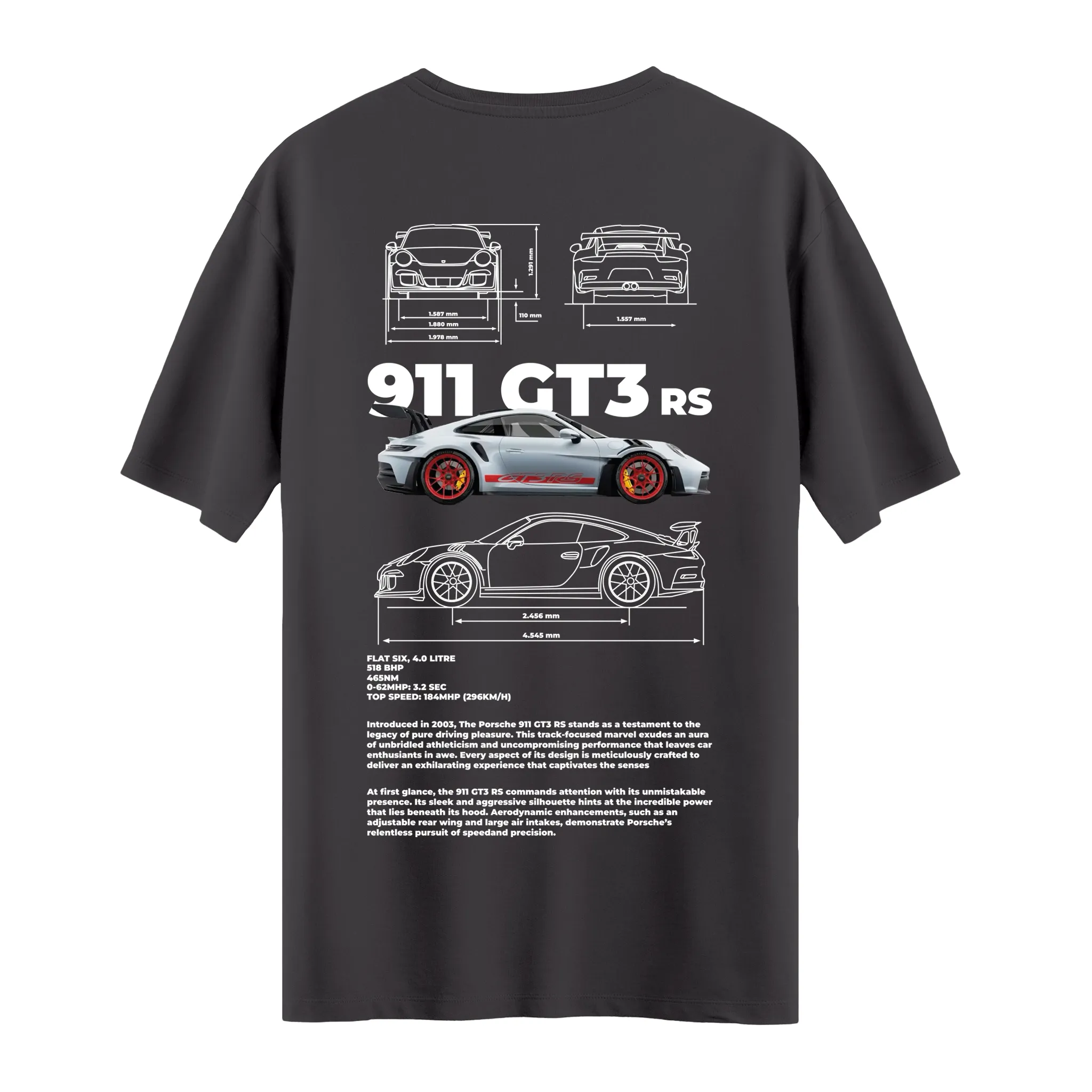 911 GT3 RS - Oversize T-shirt