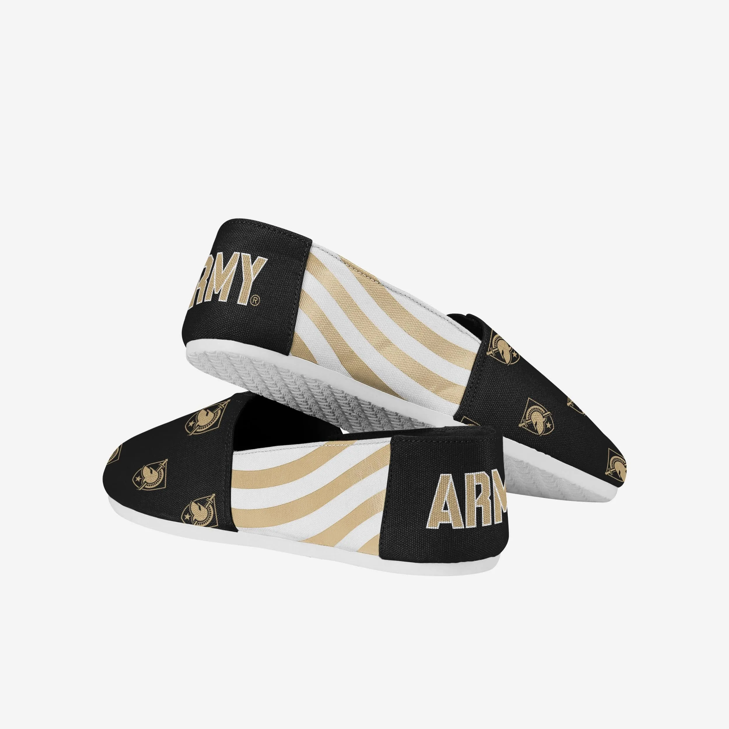 Army Black Knights Womens Stripe Canvas Shoe