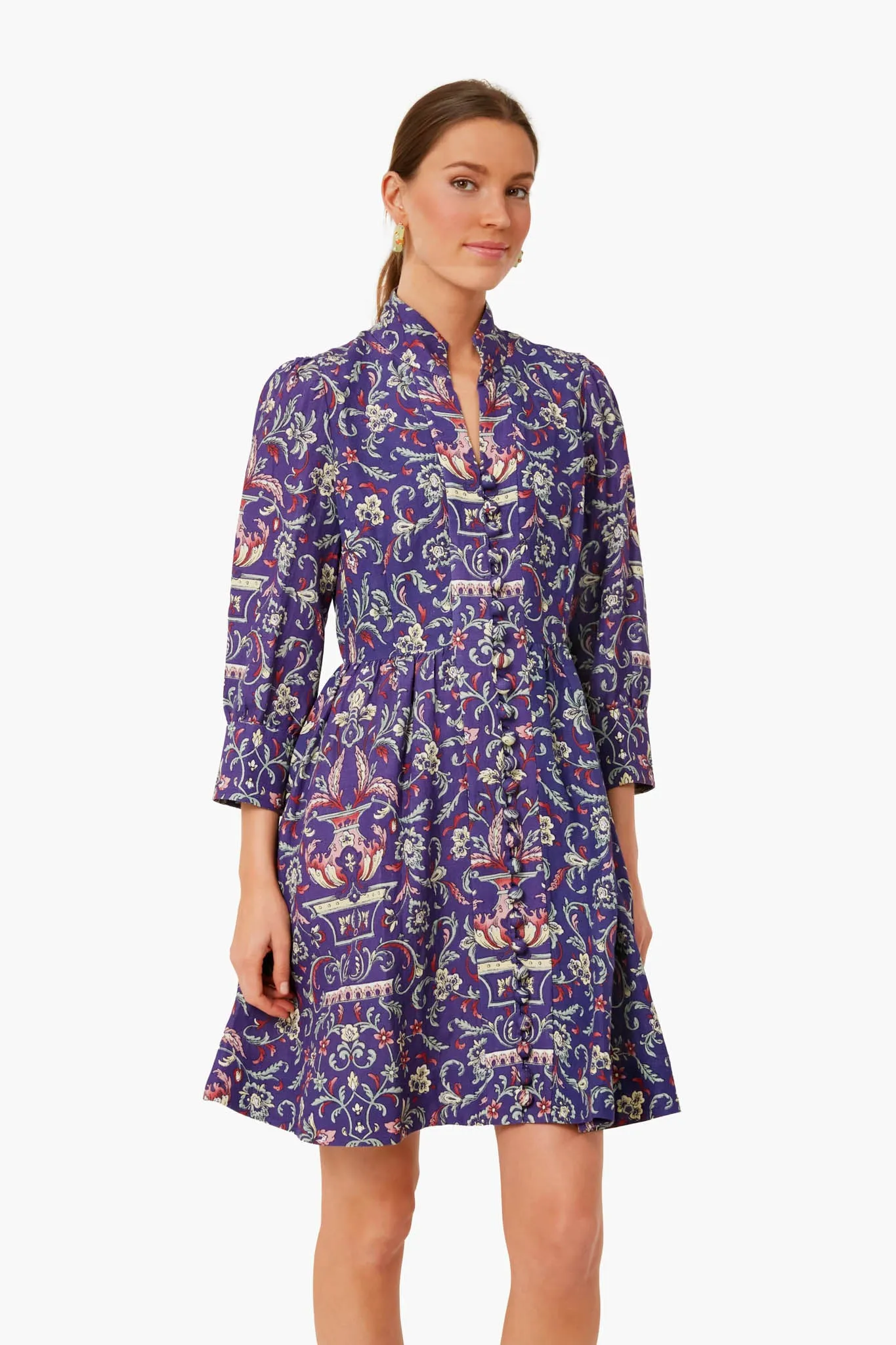 Avignon Aubergine Eliana Dress