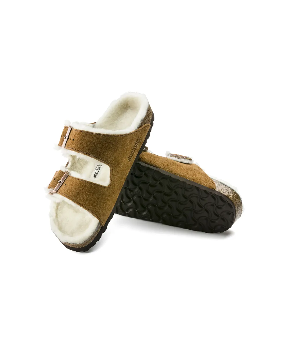 BIRKENSTOCK ARIZONA SHEARLING IN MINK