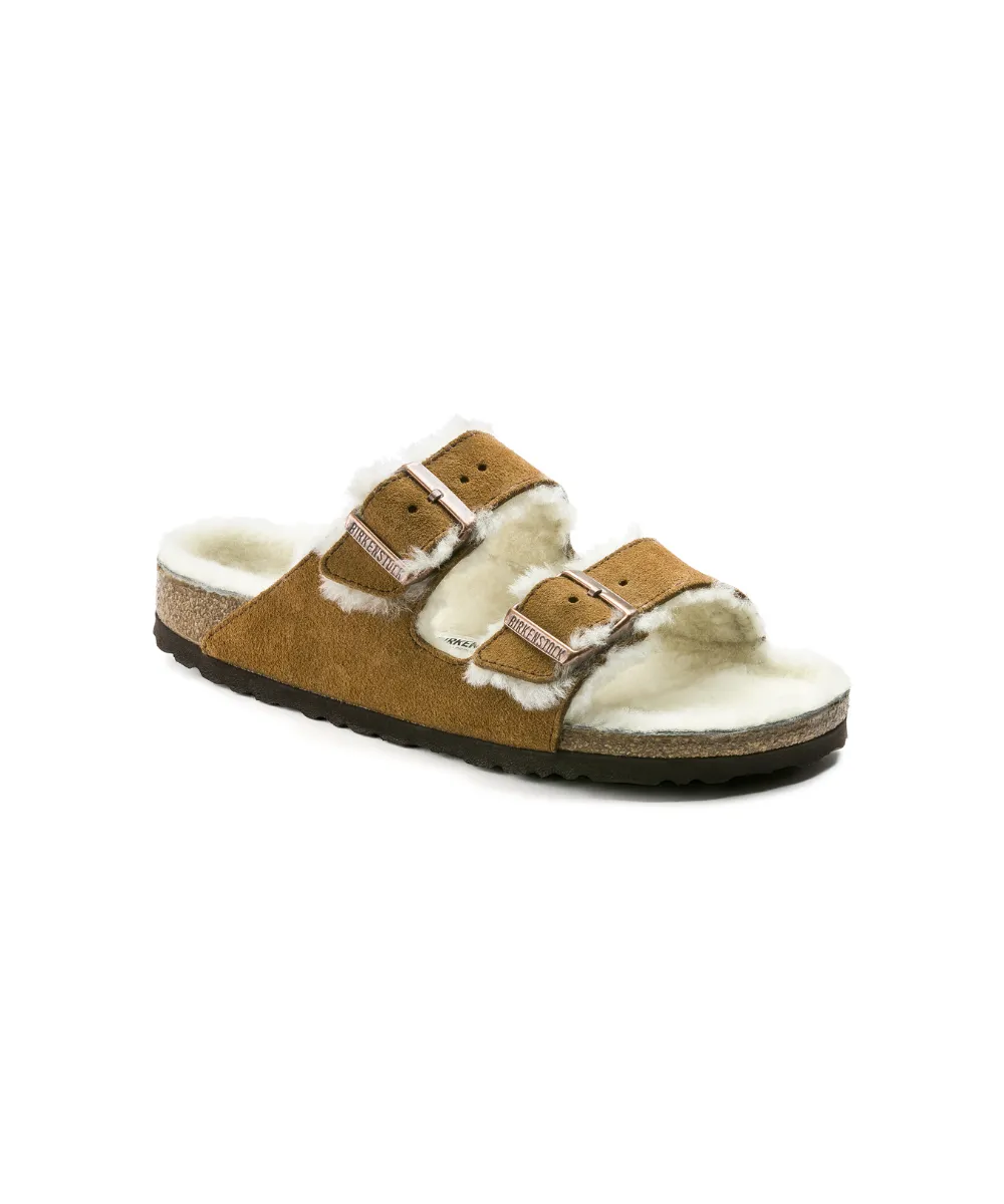 BIRKENSTOCK ARIZONA SHEARLING IN MINK