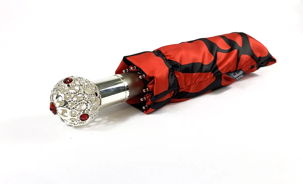 Black & Red Folding Umbrella