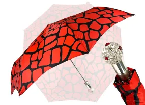 Black & Red Folding Umbrella