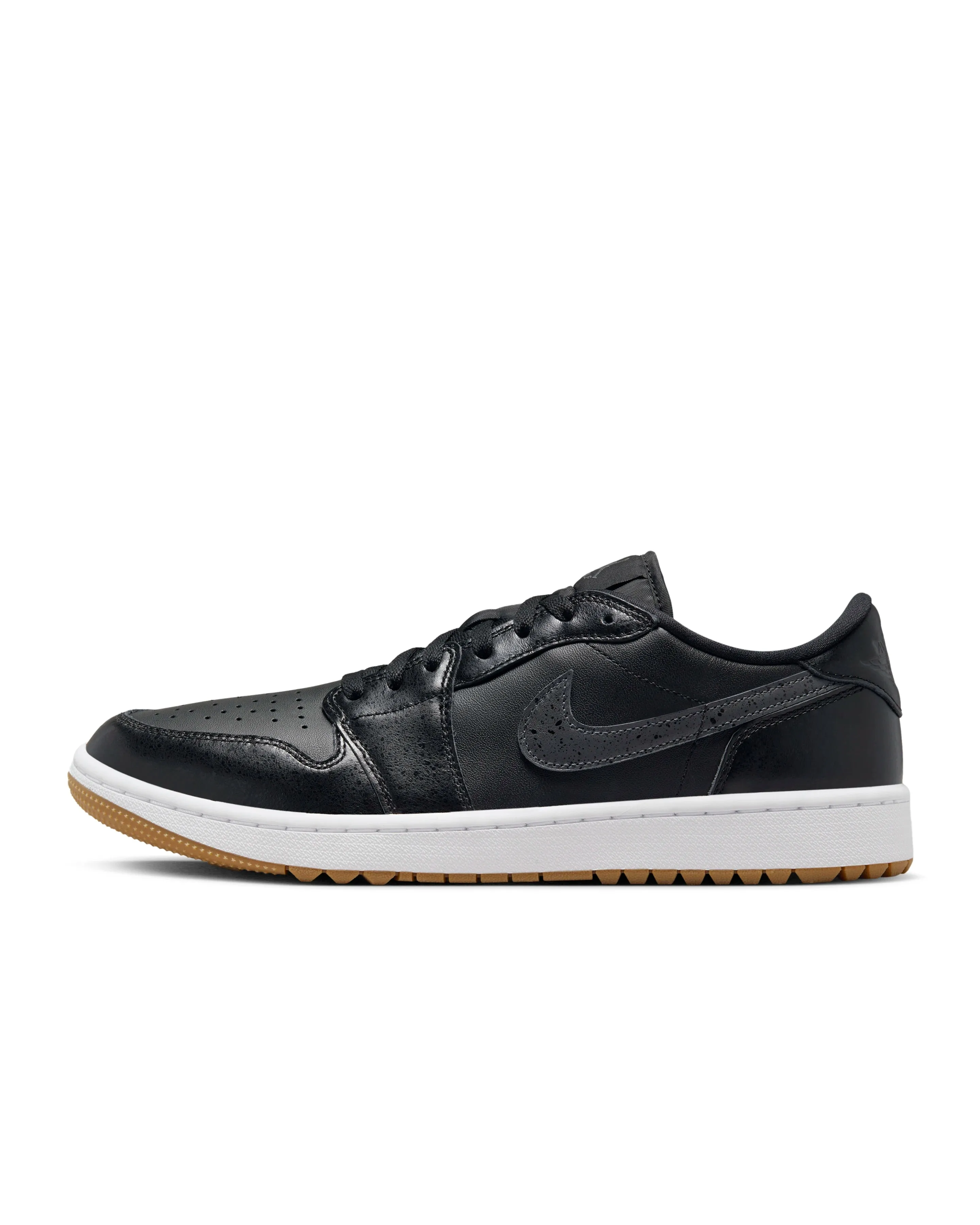 Black Gum Air Jordan 1 Low Golf