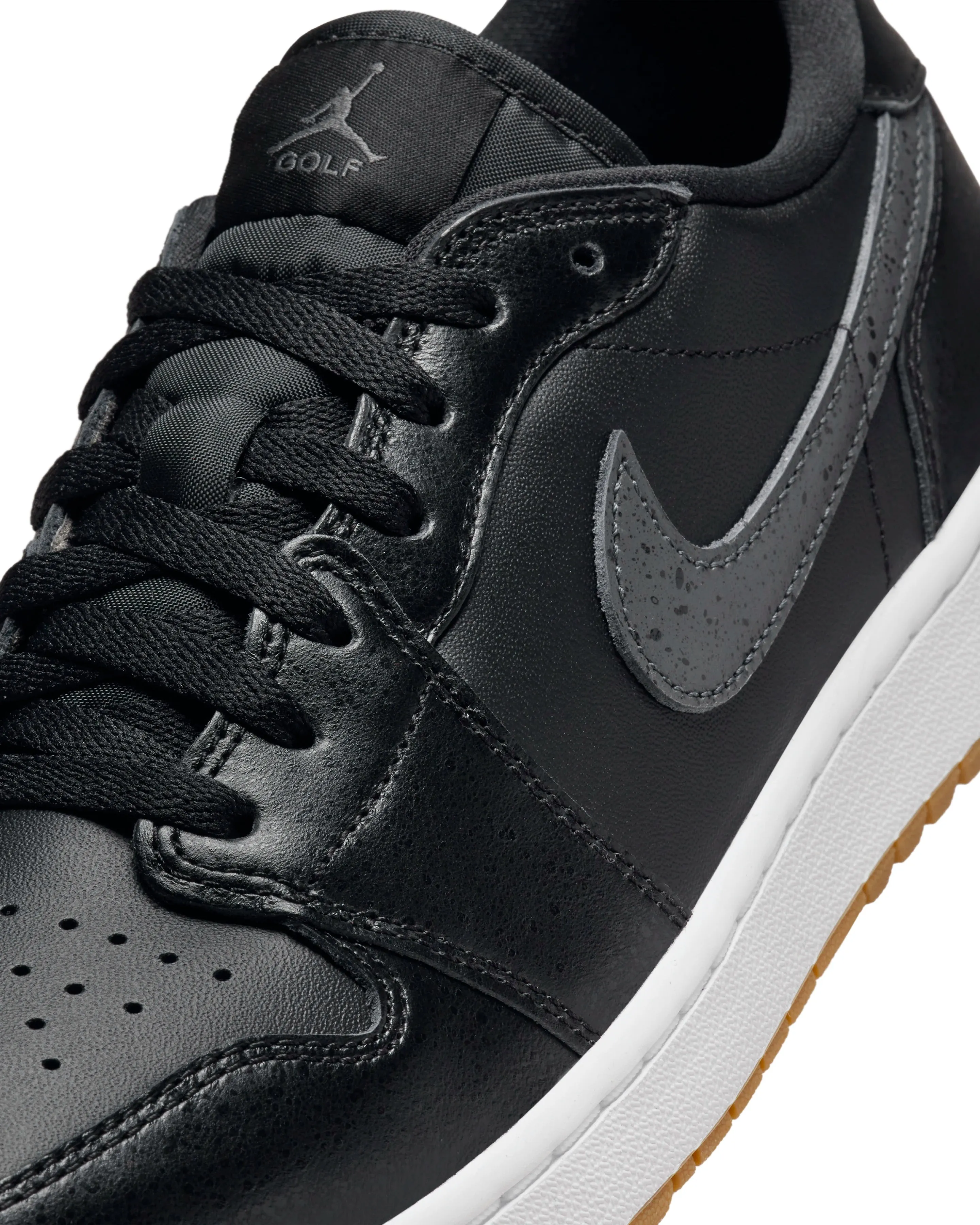 Black Gum Air Jordan 1 Low Golf