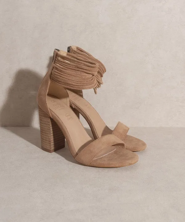 Blair - Thick Ankle Strap Block Heel(FINAL SALE)