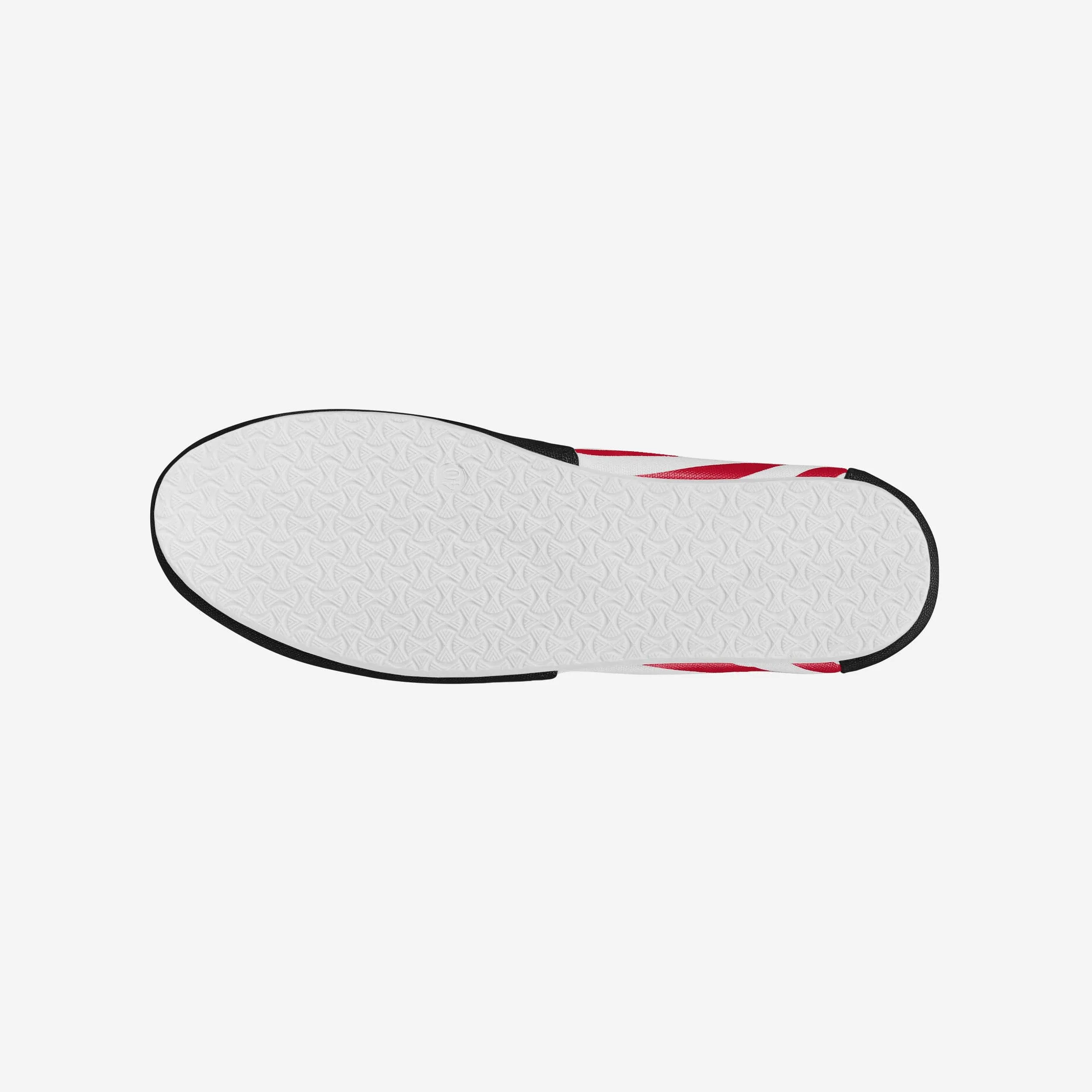 Chicago Blackhawks Womens Stripe Canvas Shoe