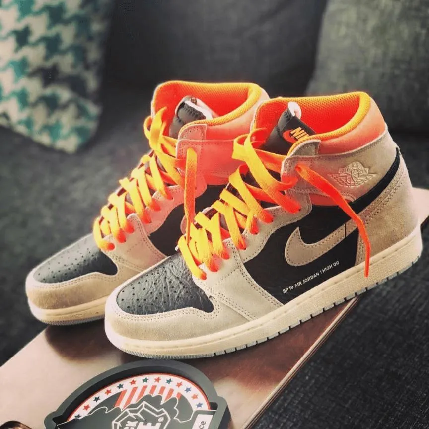 Custom Air Jordan 1 Neutral Grey Sneakers