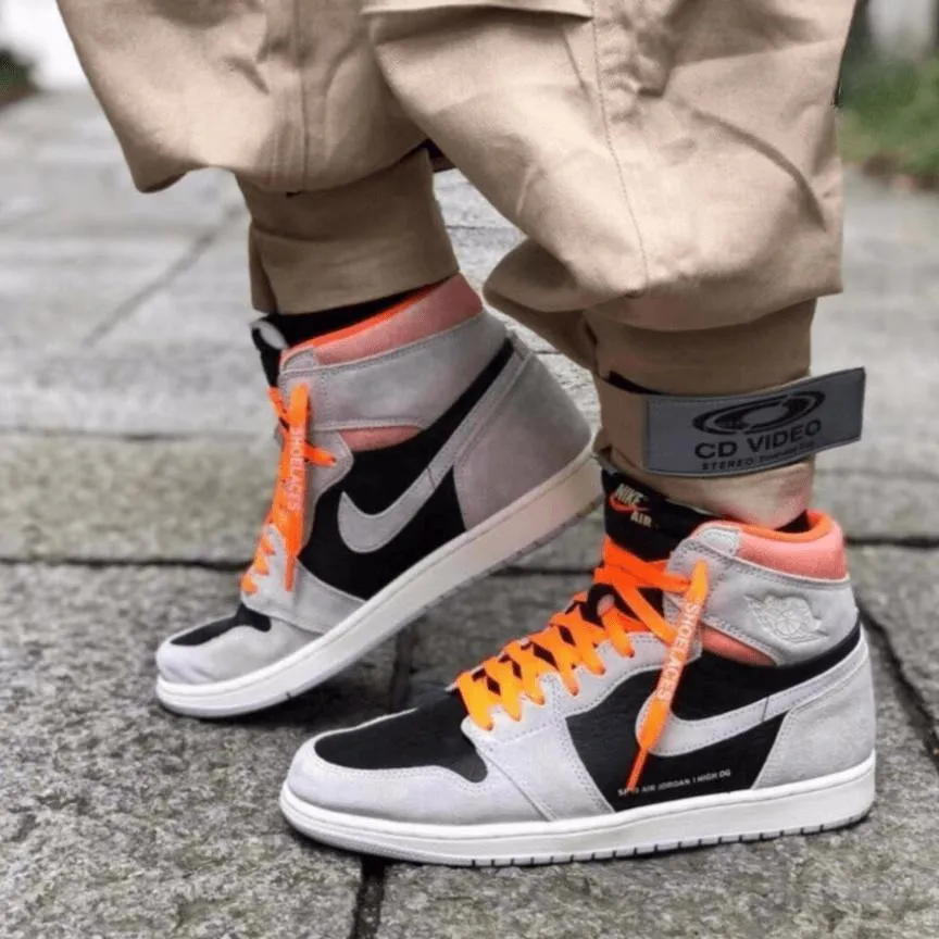 Custom Air Jordan 1 Neutral Grey Sneakers