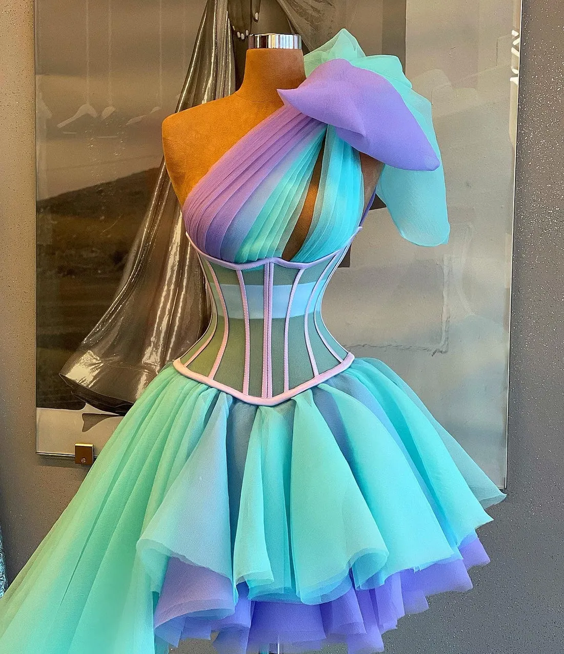 Dynamic Evening Dress