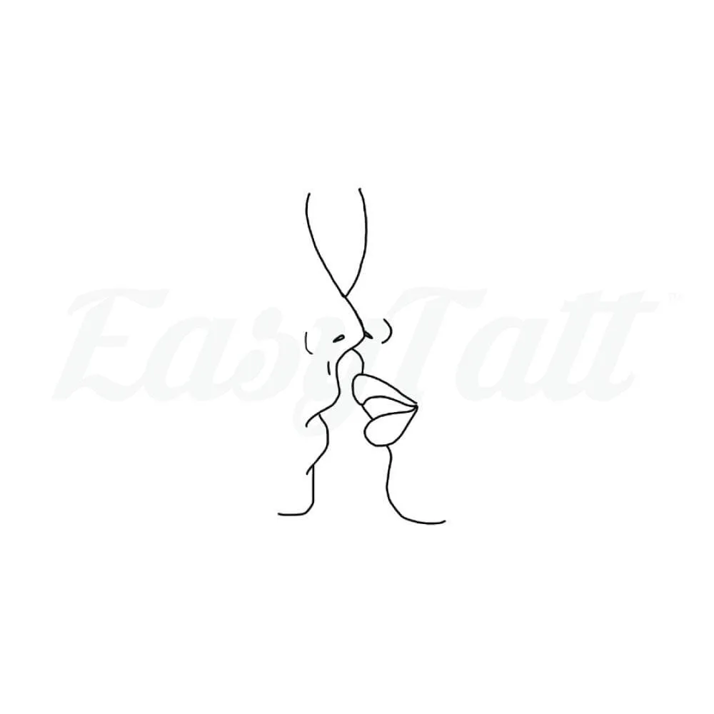 Faces Minimal - Temporary Tattoo