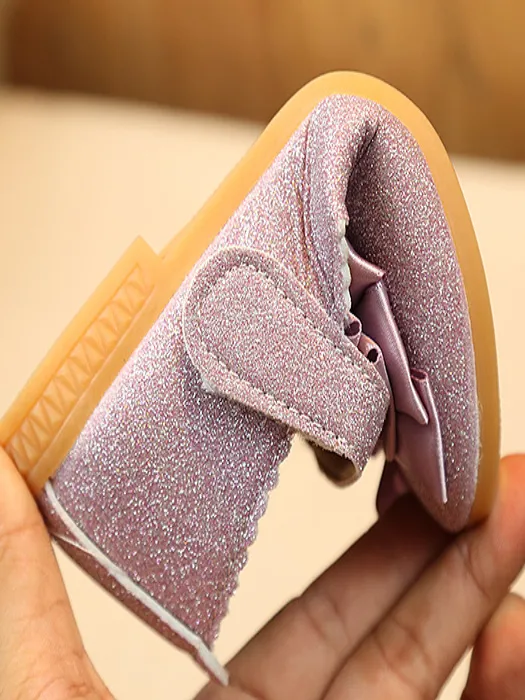 Girls Are All About Glitter and Bows Shoes By Liv and Mia