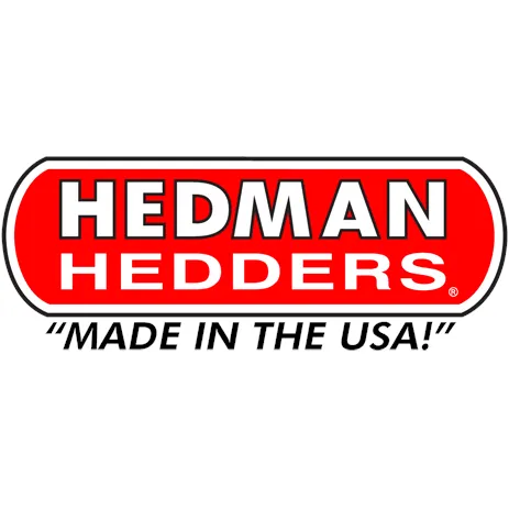 Hedman Hedders Block Hugger Headers - 1.5 in Primary - 2.5 in Collector - Black Paint - GM LS-Series - Street Rod 1923-49 - Pair