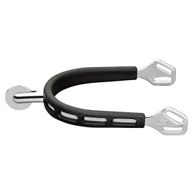 Herm Sprenger Stainless Steel Ultra Fit Extra Grip w/ Big Round Rowel Spurs- 30mm