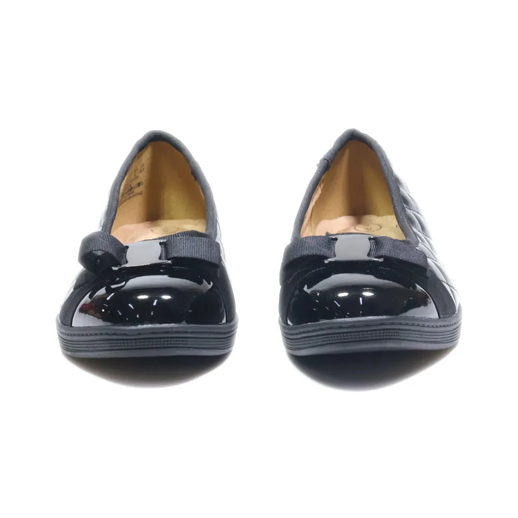Hush Puppies Ballerinas Leather Black Colour For Women
