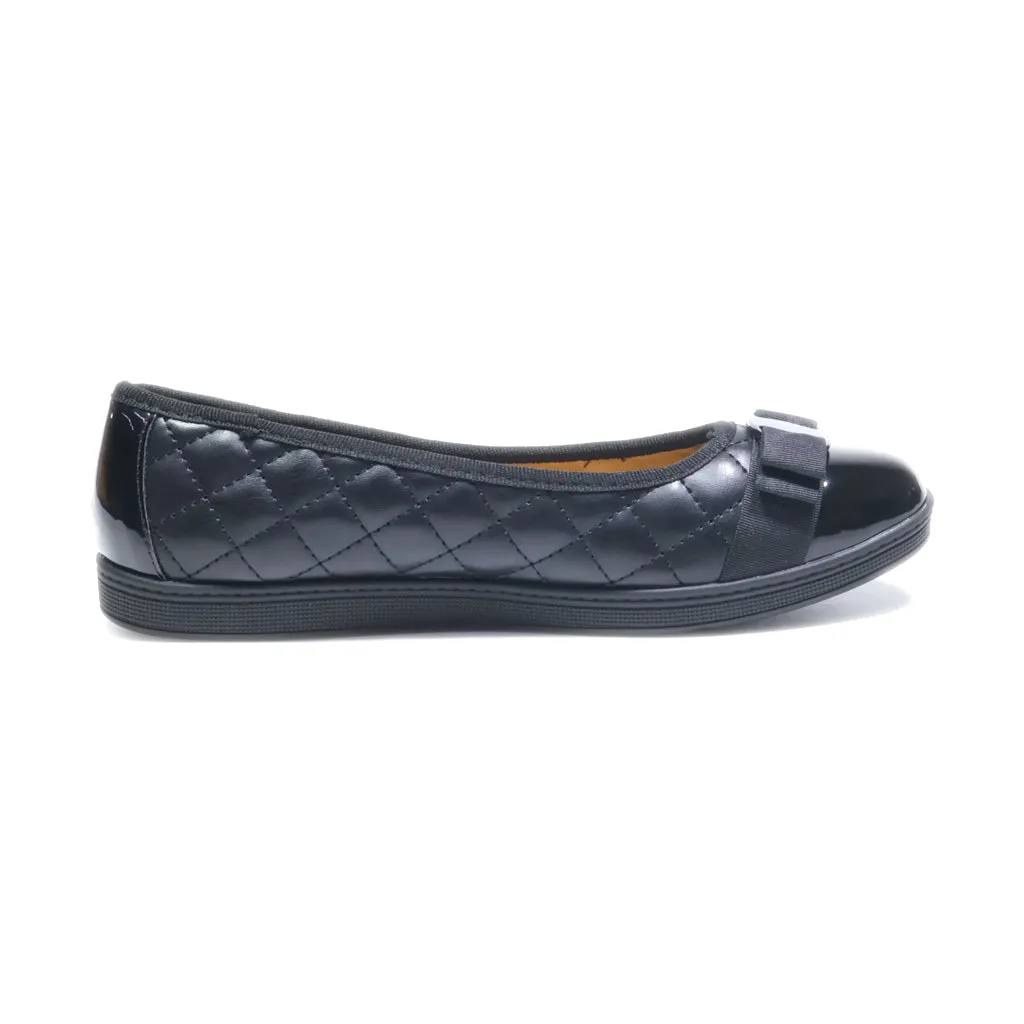 Hush Puppies Ballerinas Leather Black Colour For Women