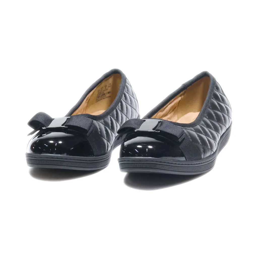 Hush Puppies Ballerinas Leather Black Colour For Women