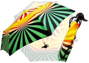 il Marchesato Exclusive Geometric Design, Women's Folding Umbrella