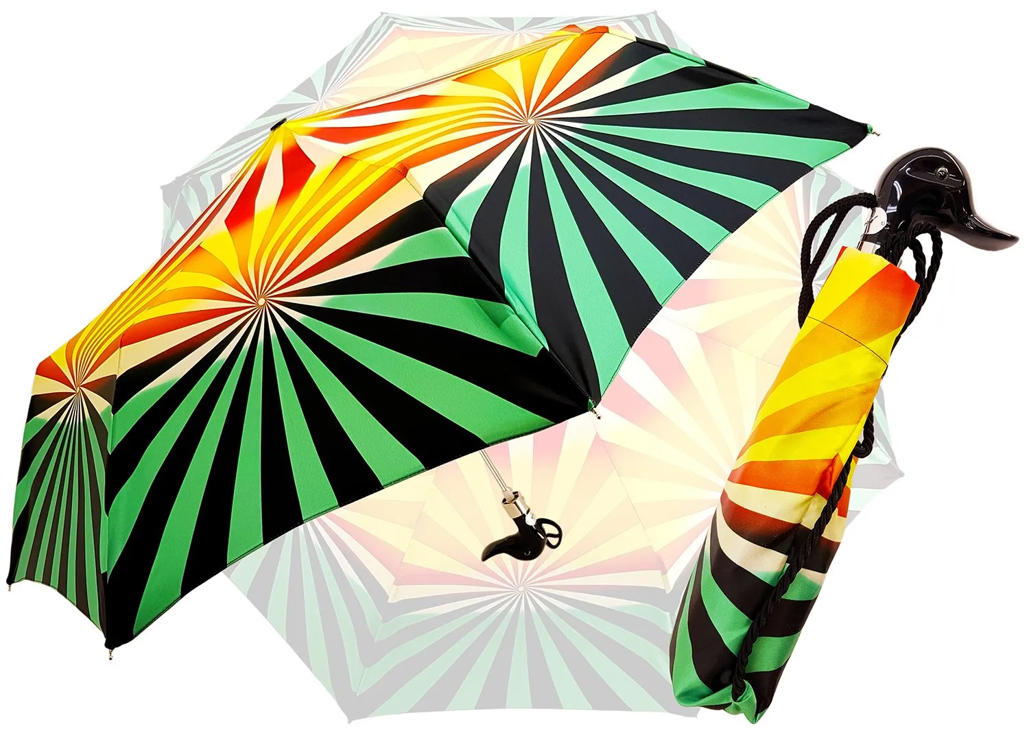 il Marchesato Exclusive Geometric Design, Women's Folding Umbrella