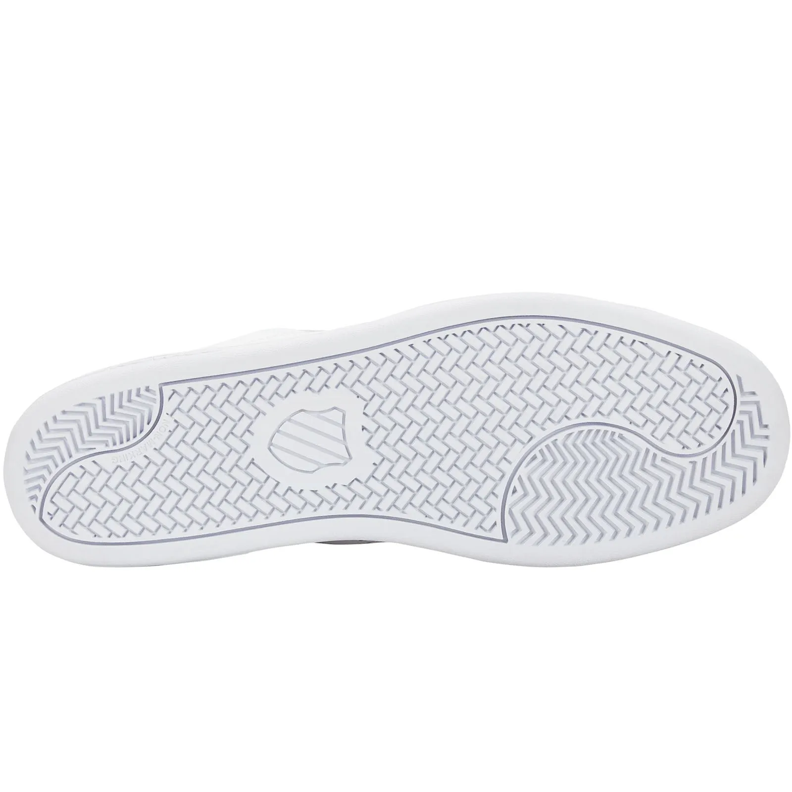 K-Swiss Mens Lozan Klub Leather Low Rise Trainers - White