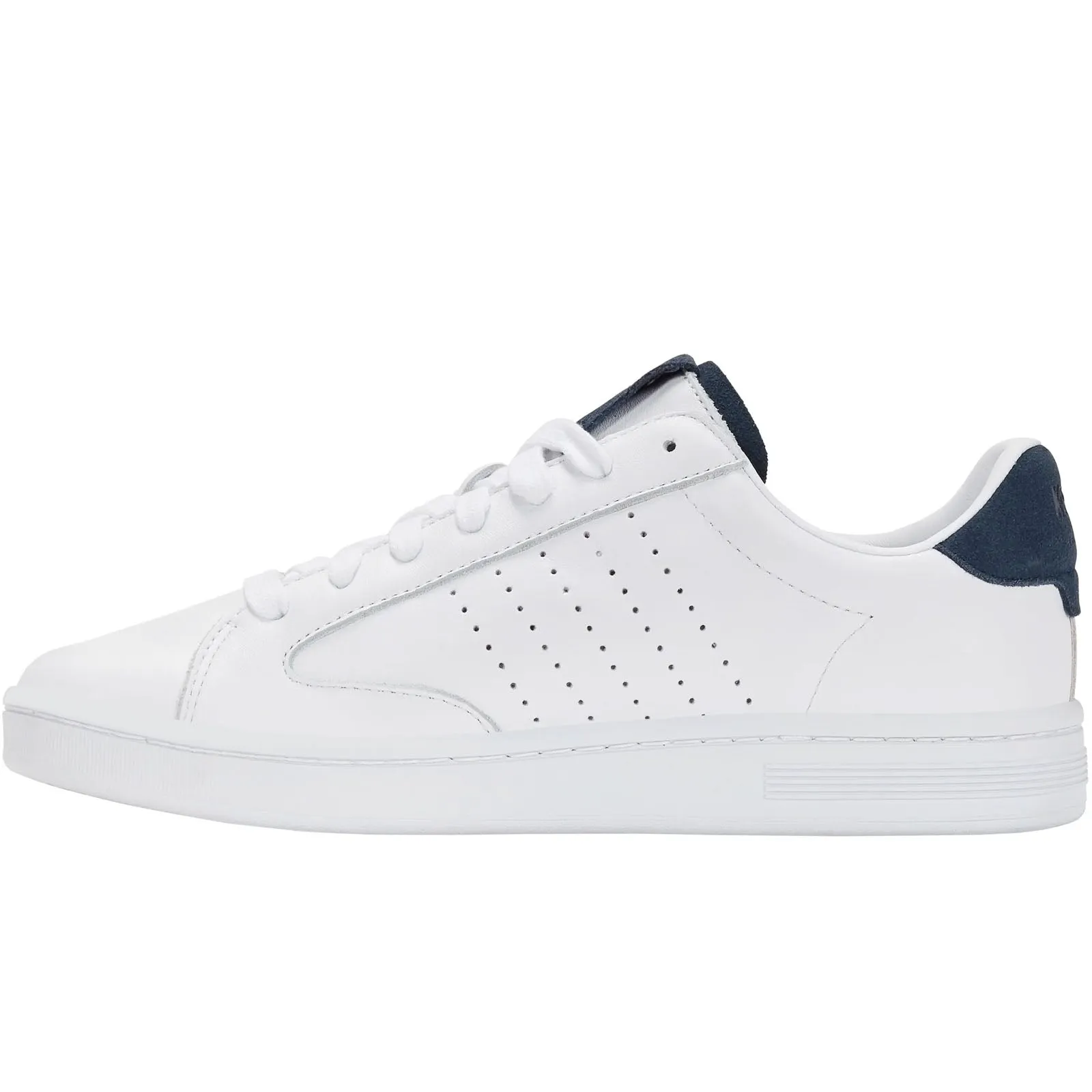K-Swiss Mens Lozan Klub Leather Low Rise Trainers - White