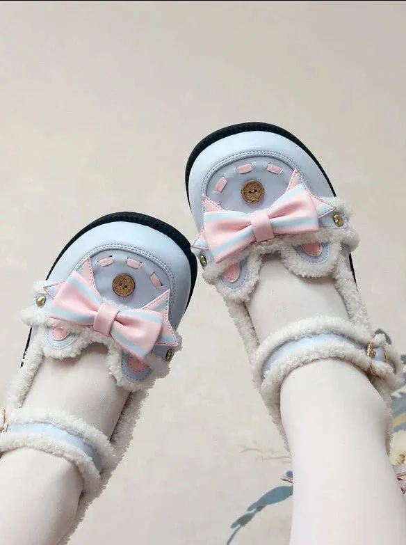 Low Heels Fluffy Bear Lolita Original