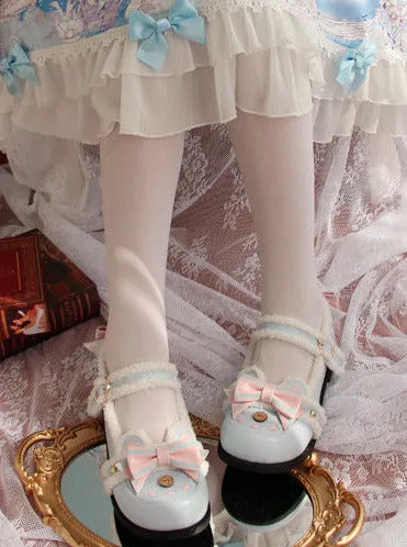 Low Heels Fluffy Bear Lolita Original