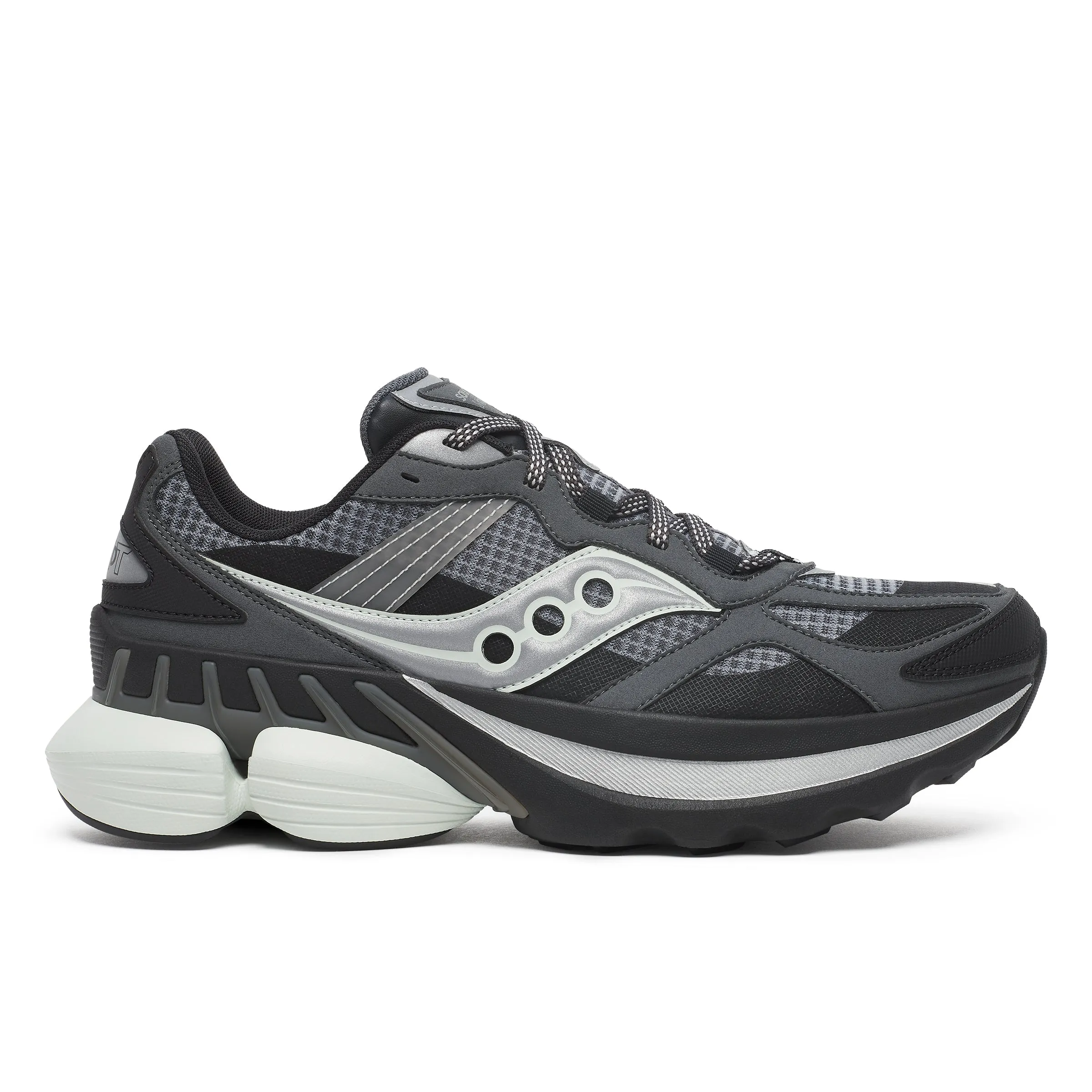 Men's Saucony GRID NXT Grey/Silver Trainers