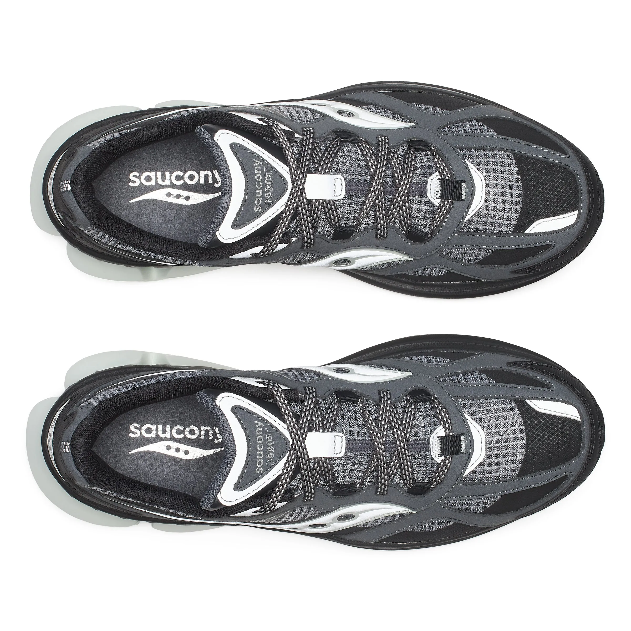 Men's Saucony GRID NXT Grey/Silver Trainers