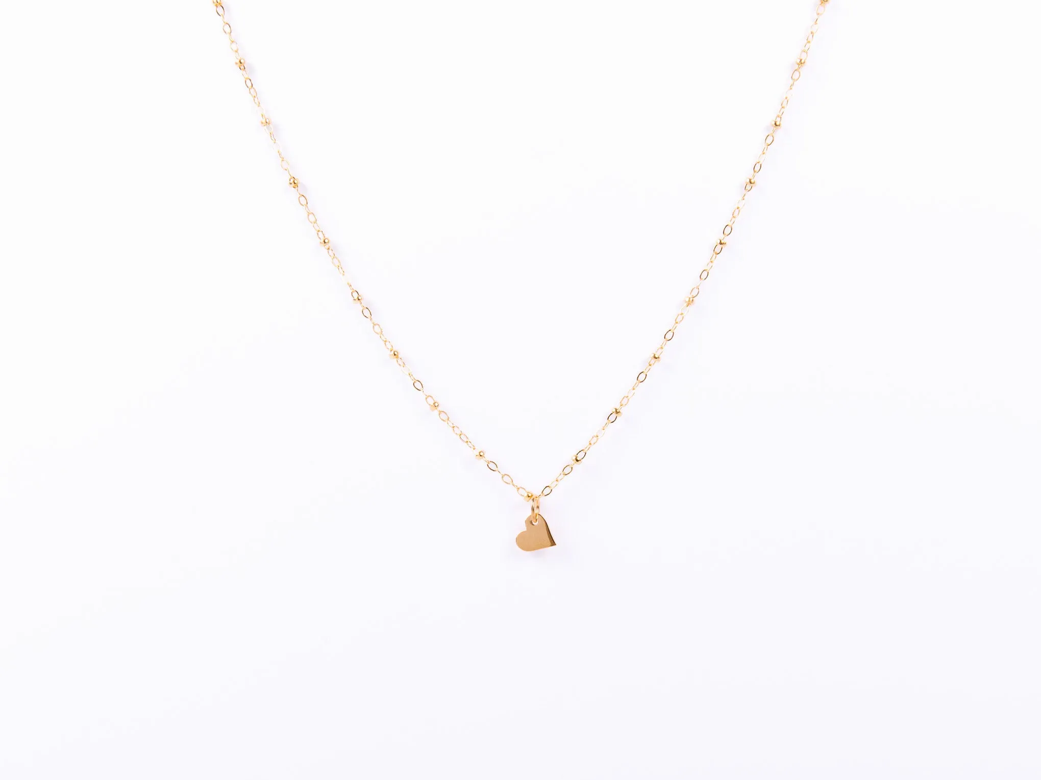 Minimal Heart Necklace