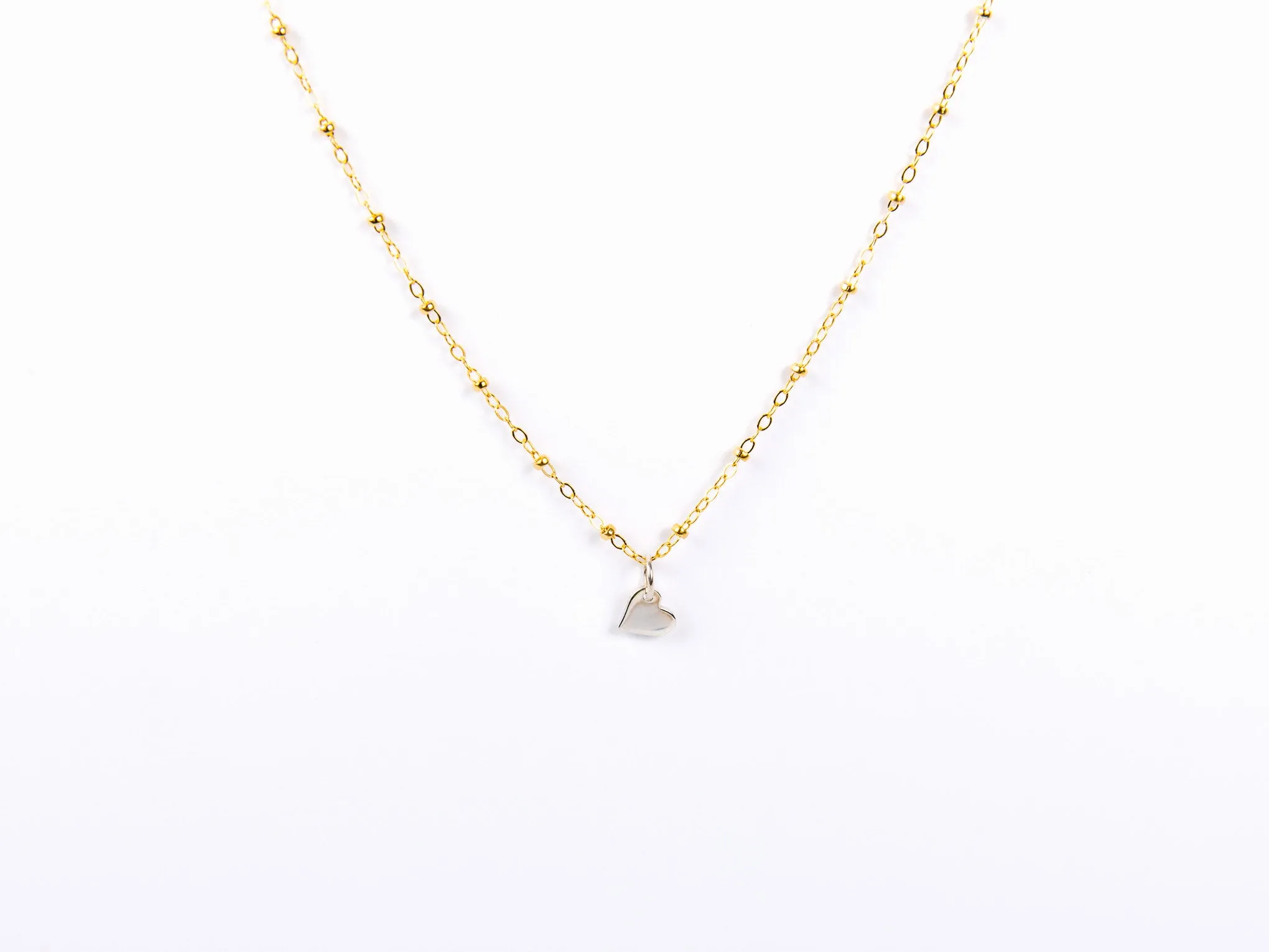 Minimal Heart Necklace