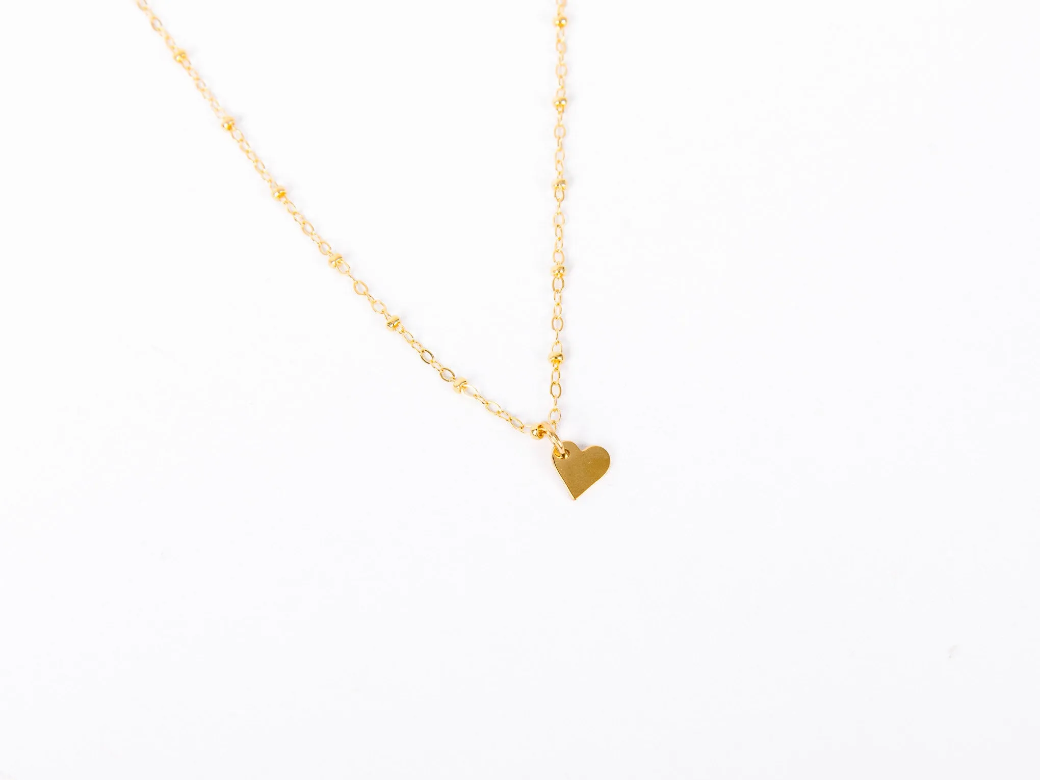 Minimal Heart Necklace