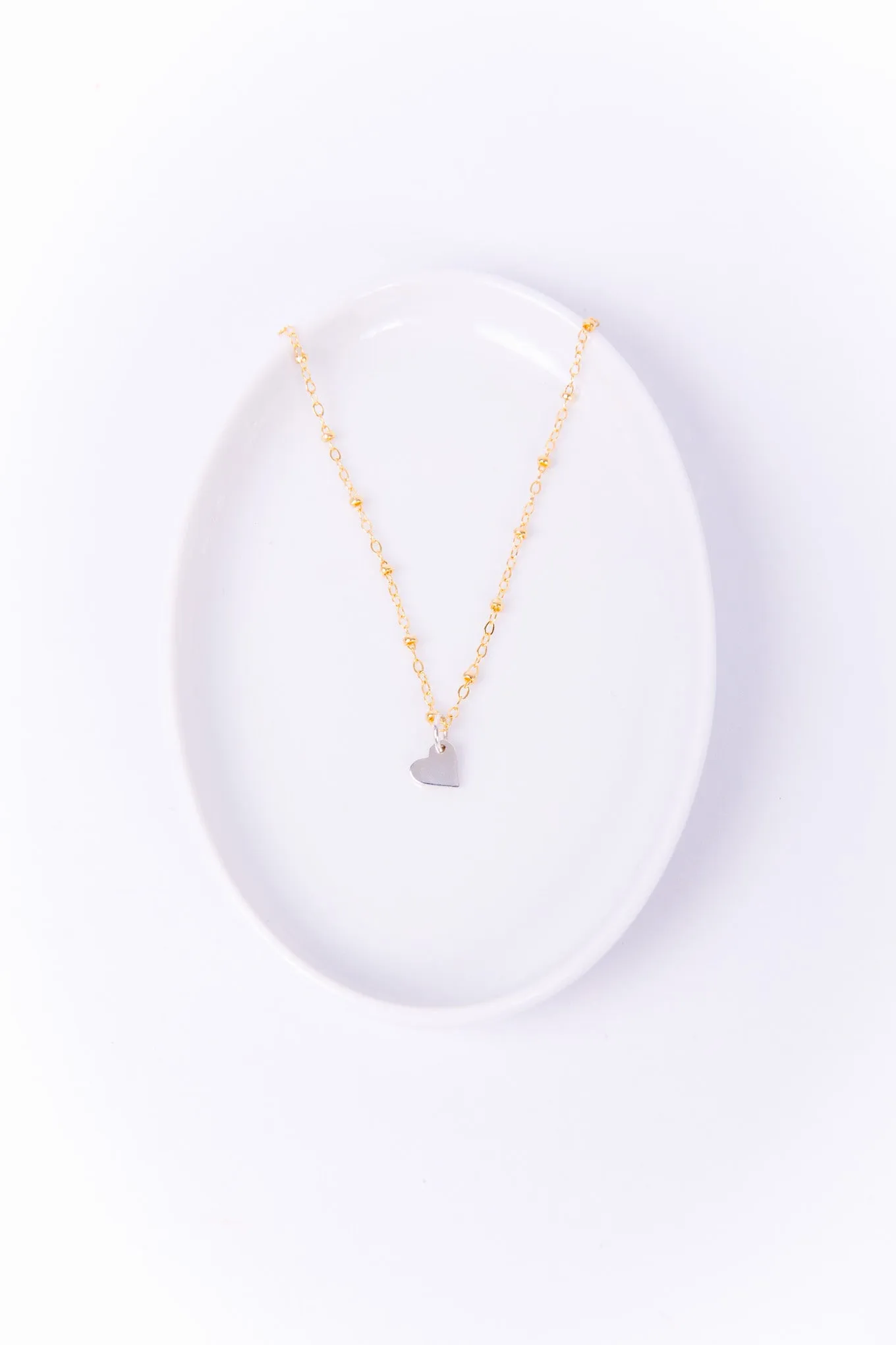 Minimal Heart Necklace