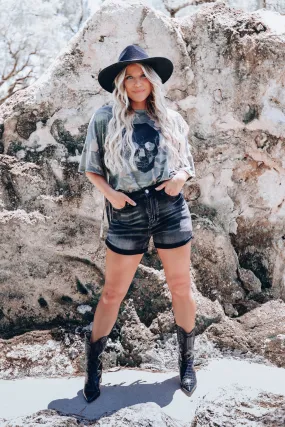 Never Enough Fringe Camo Top