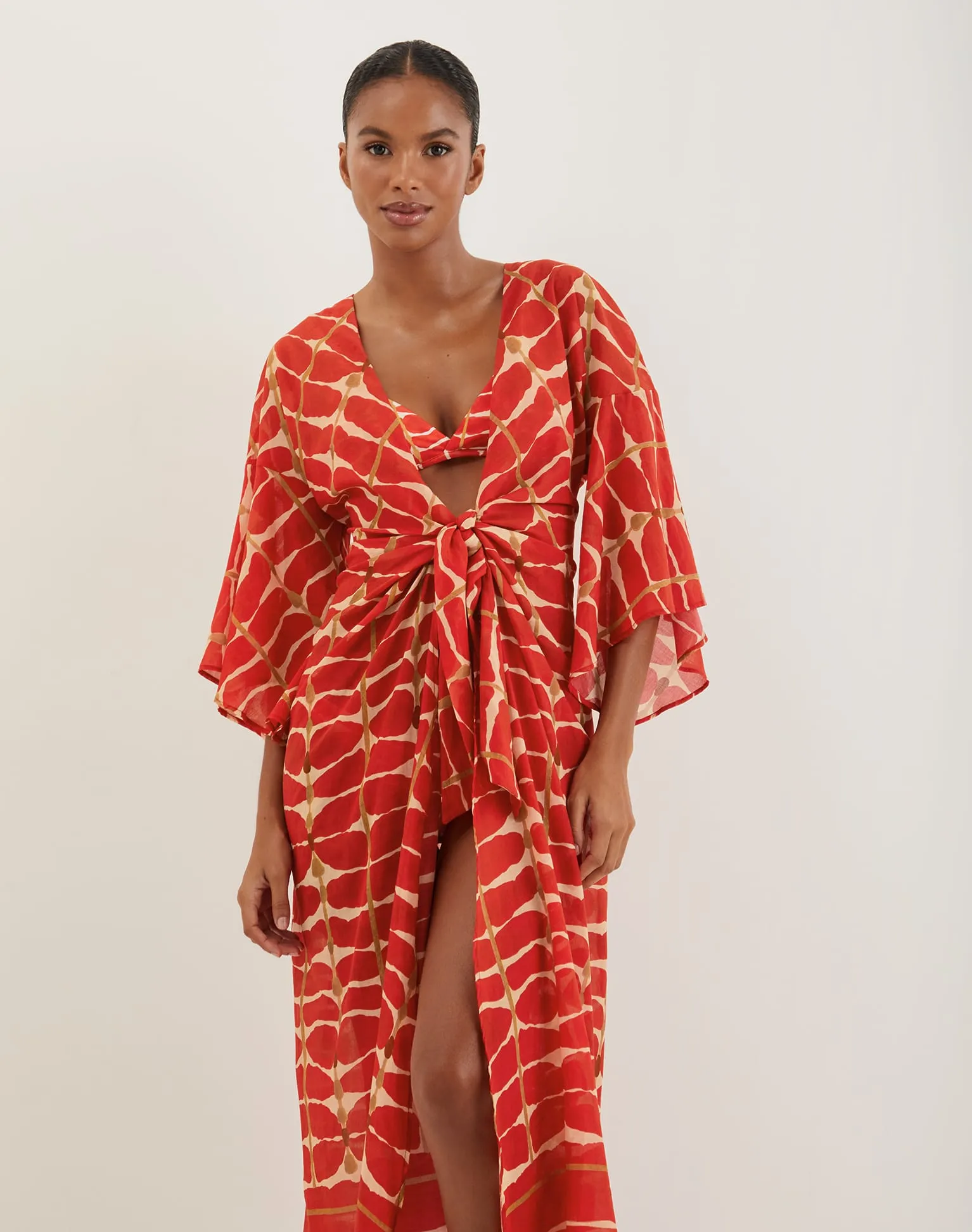Perola Long Caftan - Agni