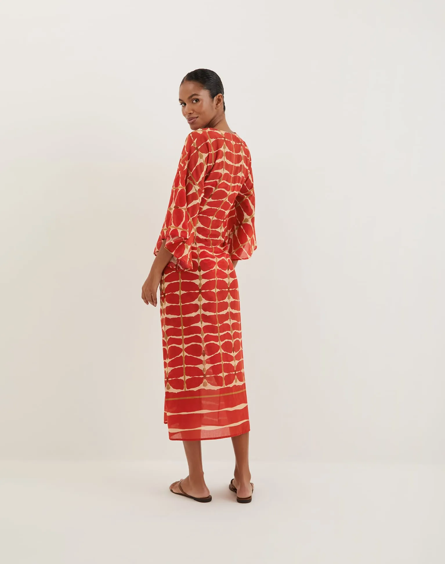 Perola Long Caftan - Agni