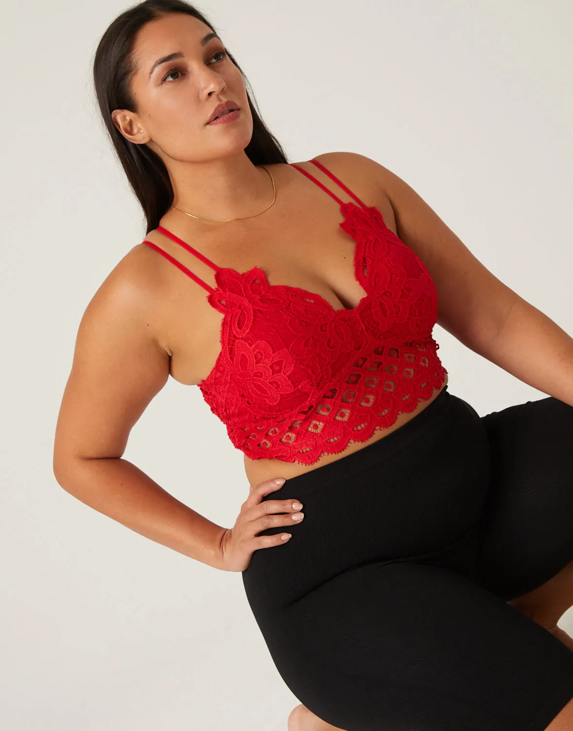 Plus Size Eve Lace Bralette