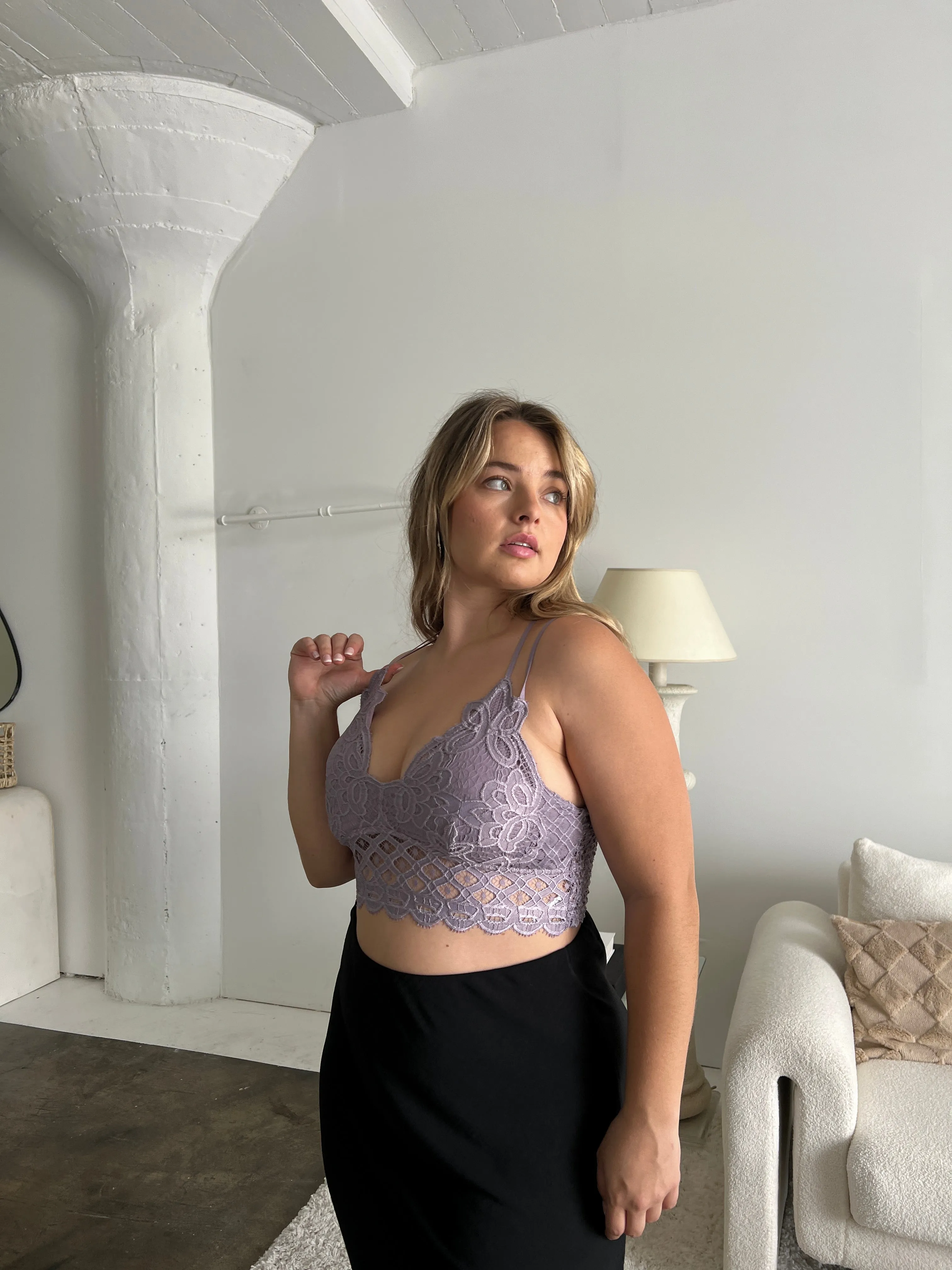 Plus Size Eve Lace Bralette