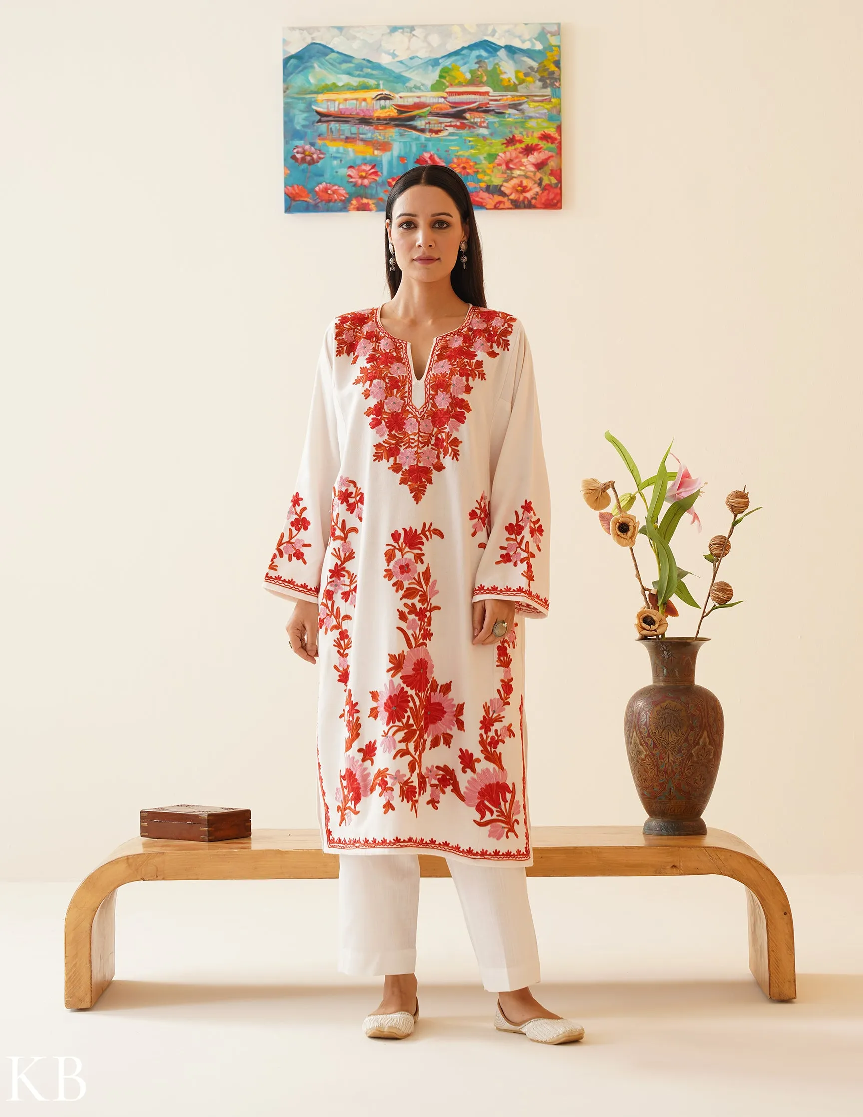 Rang-e-Khizan Serene Bloom Aari Phiran