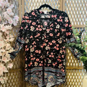 Sew In Love gabby: Orange Floral