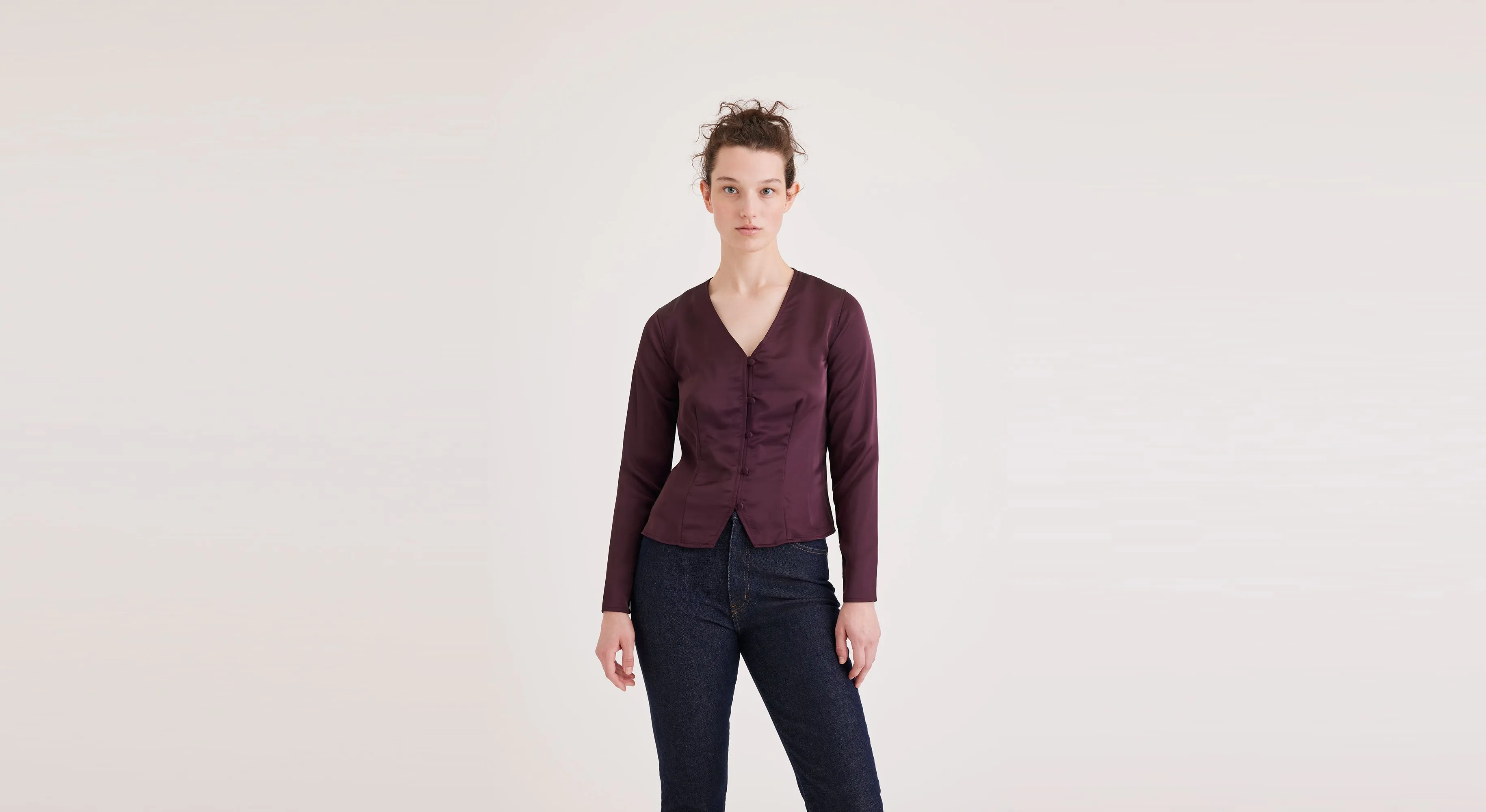 Tie Back Top, Regular Fit