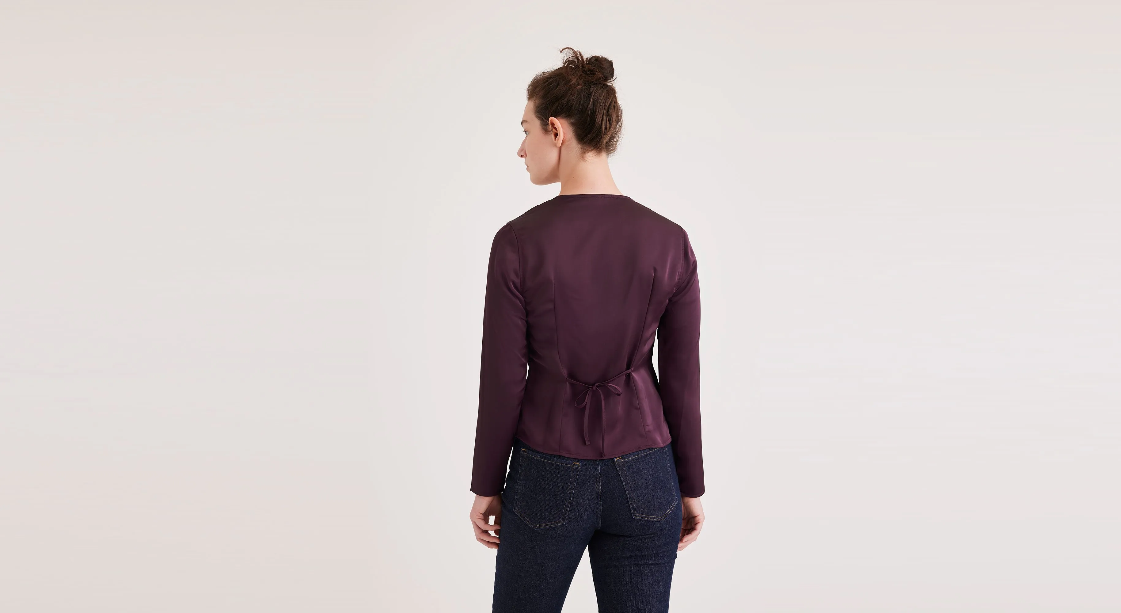 Tie Back Top, Regular Fit