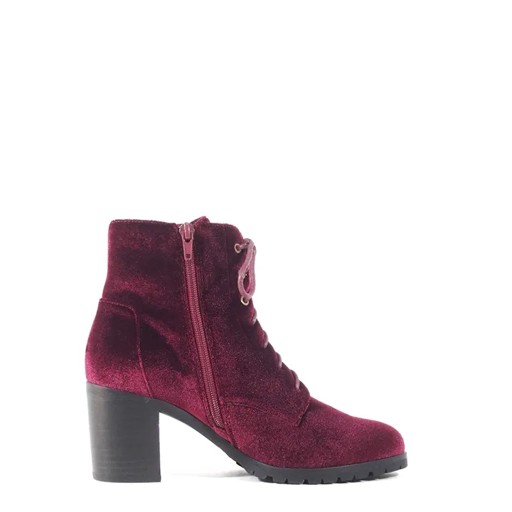Timothy Velvet Booties