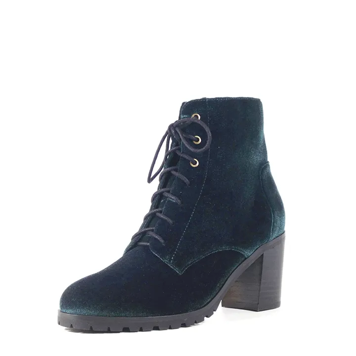 Timothy Velvet Booties
