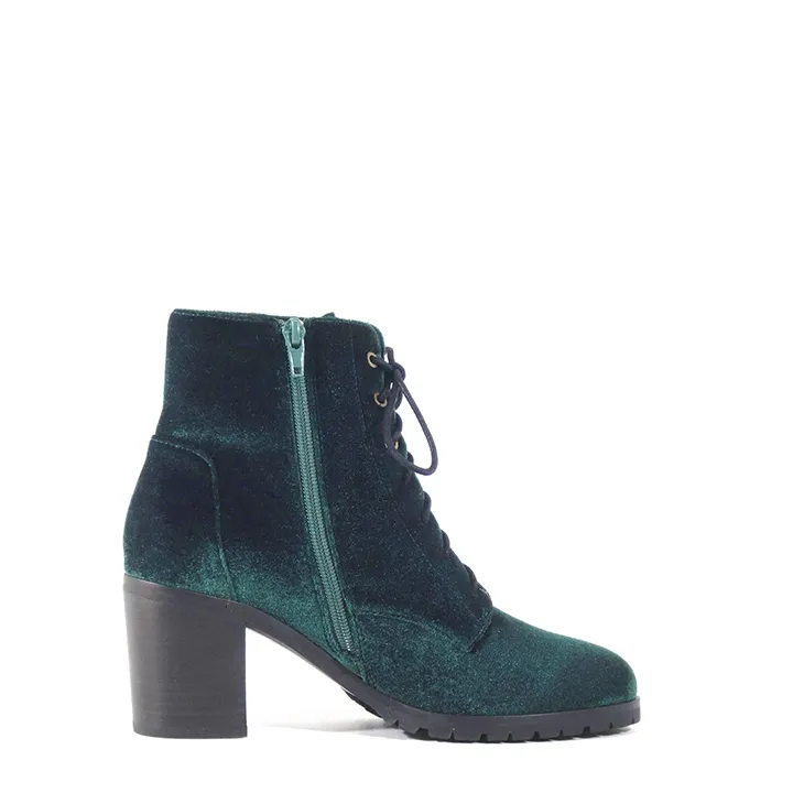 Timothy Velvet Booties