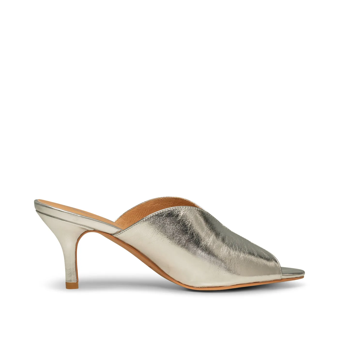 Valentine-sandal i metallic - SILVER
